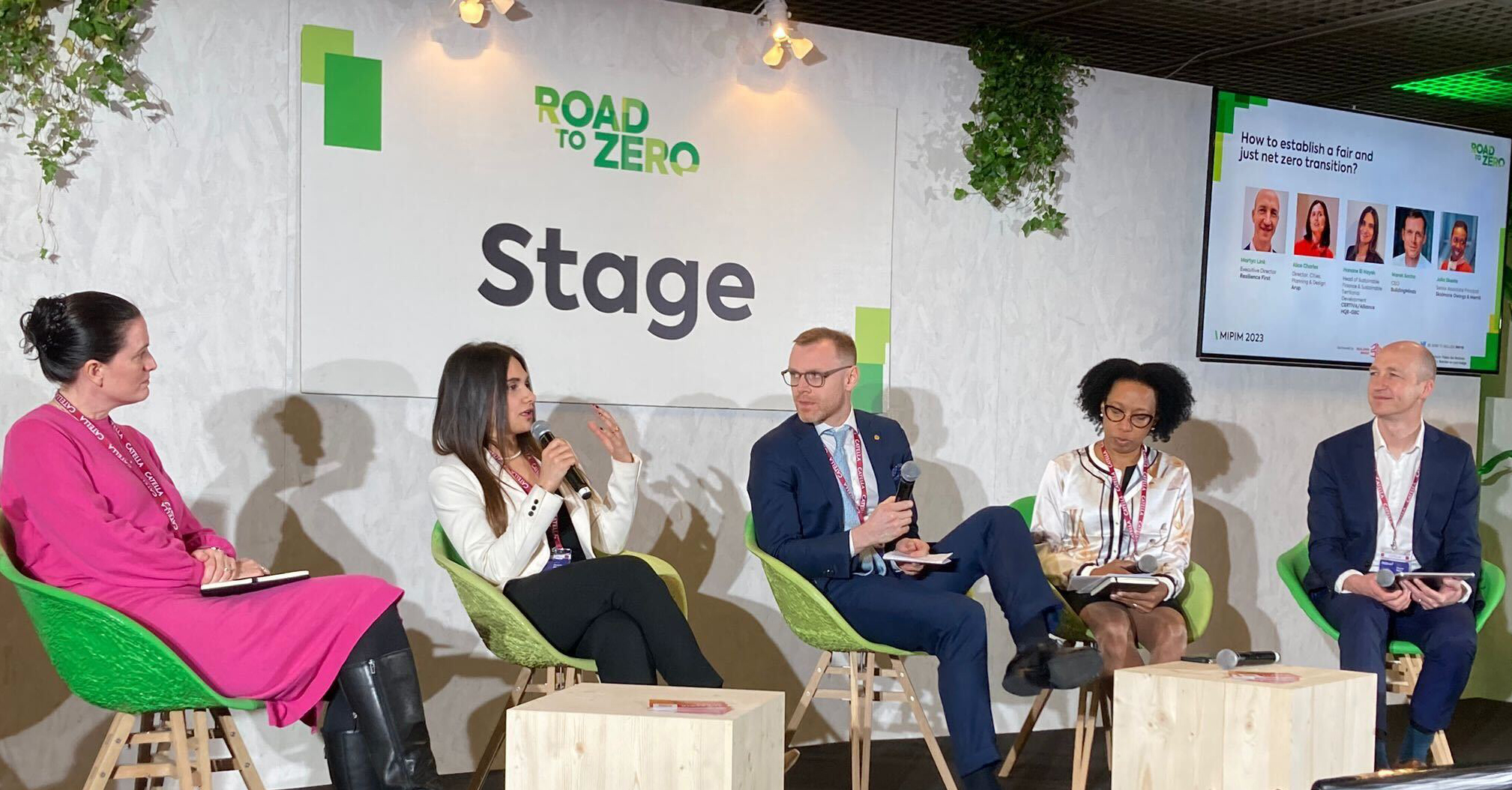 road to zero stage MIPIM 2023